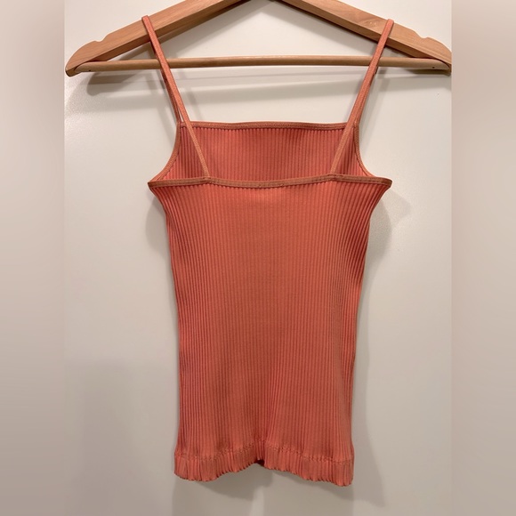 Aritzia Wilfred Laciann Tank, Ribbed Tank Top, Square Neckline, Cami - Picture 4 of 7